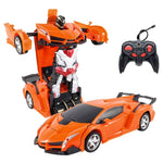 26 Styles RC Car Transformation Robots Sports Vehicle Model Robots Toys Remote Cool RC Deformation Cars Kids Toys Gifts For Boys