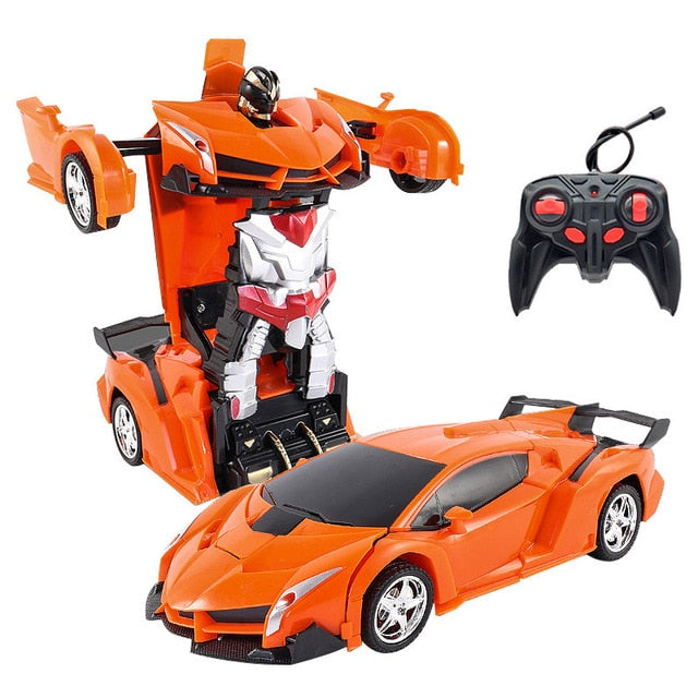 26 Styles RC Car Transformation Robots Sports Vehicle Model Robots Toys Remote Cool RC Deformation Cars Kids Toys Gifts For Boys