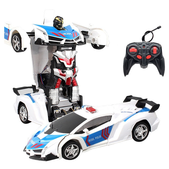 26 Styles RC Car Transformation Robots Sports Vehicle Model Robots Toys Remote Cool RC Deformation Cars Kids Toys Gifts For Boys