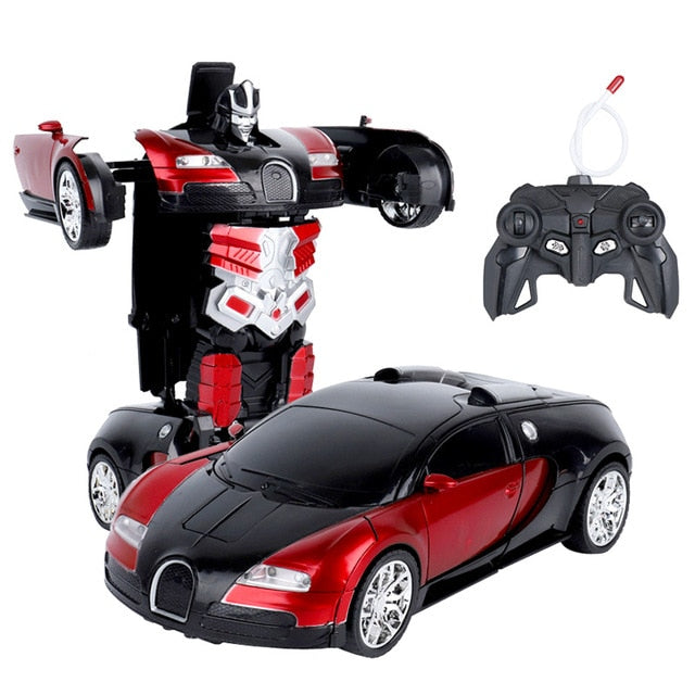26 Styles RC Car Transformation Robots Sports Vehicle Model Robots Toys Remote Cool RC Deformation Cars Kids Toys Gifts For Boys