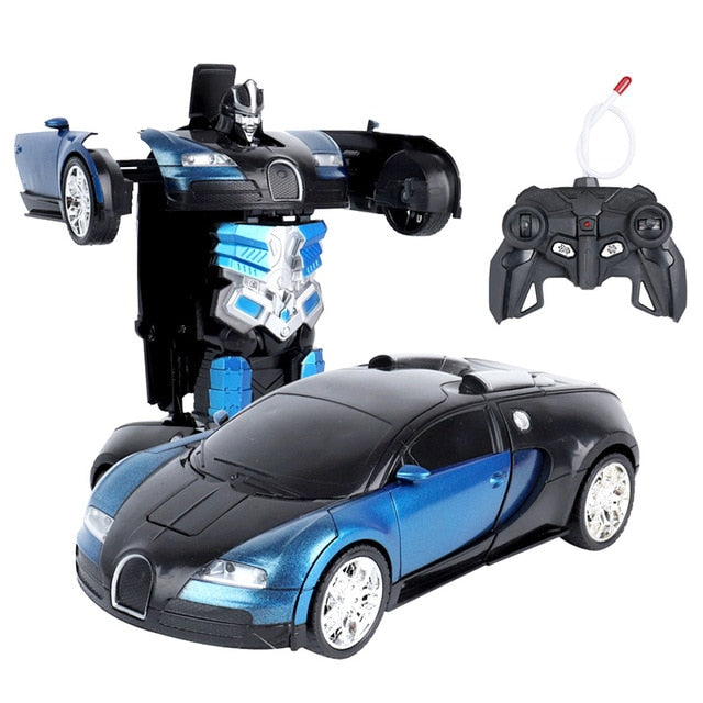 26 Styles RC Car Transformation Robots Sports Vehicle Model Robots Toys Remote Cool RC Deformation Cars Kids Toys Gifts For Boys