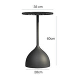 Nordic Creative Marble Small Coffee Table Living Room Sofa Side Table Simple Modern Wrought Iron Small Round Table Minimalist