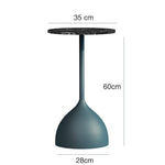 Nordic Creative Marble Small Coffee Table Living Room Sofa Side Table Simple Modern Wrought Iron Small Round Table Minimalist