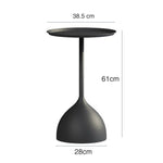 Nordic Creative Marble Small Coffee Table Living Room Sofa Side Table Simple Modern Wrought Iron Small Round Table Minimalist