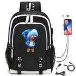 Leon Game Kids Bag Backpack Usb Charging Schoolbag Student School Bag 3D Print Computer Bag 44*30*15 Cm