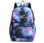 Leon Game Kids Bag Backpack Usb Charging Schoolbag Student School Bag 3D Print Computer Bag 44*30*15 Cm