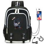 Leon Game Kids Bag Backpack Usb Charging Schoolbag Student School Bag 3D Print Computer Bag 44*30*15 Cm