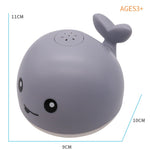 Creative Water Spray Bath Toy Whale Shape Led Light Water Spray Ball Baby Bath Water Toys Automatic Induction Toys For Kids Gift