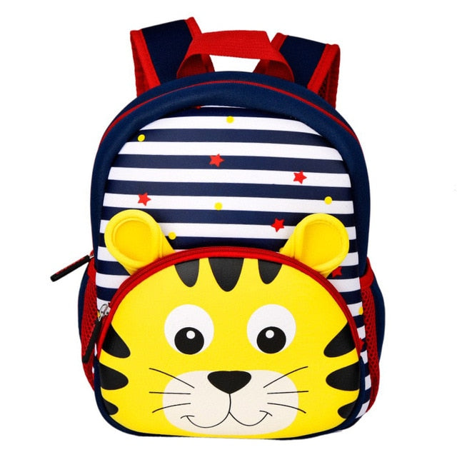 2020 New 3D Animal Children Backpacks Brand Design Girl Boys Backpack Toddler Kids Neoprene School Bags Kindergarten Cartoon Bag