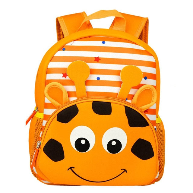 2020 New 3D Animal Children Backpacks Brand Design Girl Boys Backpack Toddler Kids Neoprene School Bags Kindergarten Cartoon Bag