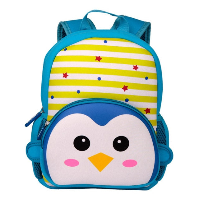 2020 New 3D Animal Children Backpacks Brand Design Girl Boys Backpack Toddler Kids Neoprene School Bags Kindergarten Cartoon Bag