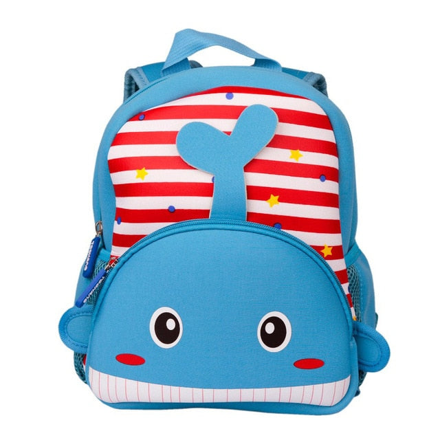 2020 New 3D Animal Children Backpacks Brand Design Girl Boys Backpack Toddler Kids Neoprene School Bags Kindergarten Cartoon Bag