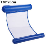 Summer Inflatable Foldable Floating Row Beach Swimming Pool Water Hammock Floating Beach Chair Lounger Mat Seatings