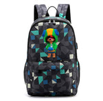 Leon Game Kids Bag Backpack Usb Charging Schoolbag Student School Bag 3D Print Computer Bag 44*30*15 Cm