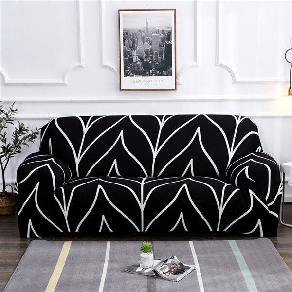 Modern Elastic Sofa Slipcovers Spandex Sofa Cover for Living Room All-inclusive Sectional Couch Cover Chair Furniture Protector