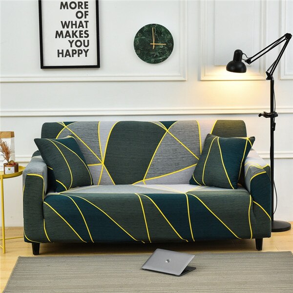 Modern Elastic Sofa Slipcovers Spandex Sofa Cover for Living Room All-inclusive Sectional Couch Cover Chair Furniture Protector