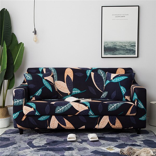 Modern Elastic Sofa Slipcovers Spandex Sofa Cover for Living Room All-inclusive Sectional Couch Cover Chair Furniture Protector