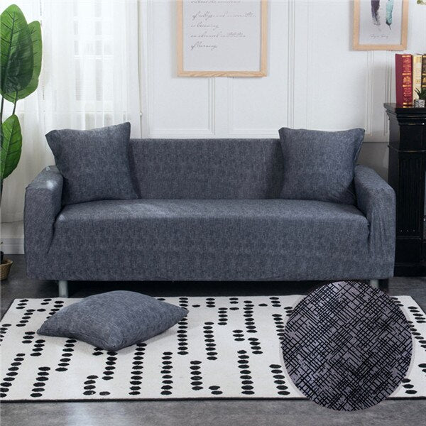 Modern Elastic Sofa Slipcovers Spandex Sofa Cover for Living Room All-inclusive Sectional Couch Cover Chair Furniture Protector
