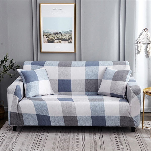 Modern Elastic Sofa Slipcovers Spandex Sofa Cover for Living Room All-inclusive Sectional Couch Cover Chair Furniture Protector
