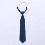11 Solid Colors Men's Boy's Adjustable Neck Ties Narrow Necktie Accessories For JK DK School Uniform Students Cloths