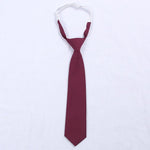 11 Solid Colors Men's Boy's Adjustable Neck Ties Narrow Necktie Accessories For JK DK School Uniform Students Cloths
