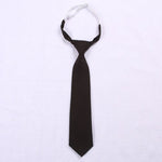 11 Solid Colors Men's Boy's Adjustable Neck Ties Narrow Necktie Accessories For JK DK School Uniform Students Cloths