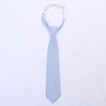11 Solid Colors Men's Boy's Adjustable Neck Ties Narrow Necktie Accessories For JK DK School Uniform Students Cloths
