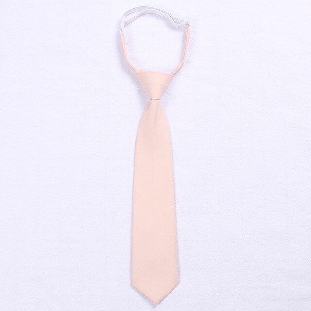 11 Solid Colors Men's Boy's Adjustable Neck Ties Narrow Necktie Accessories For JK DK School Uniform Students Cloths