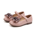 Bekamille Kid Sandals For Girls Princess Shoes Fashion Solid Color Children Bow Little Girls Leather Shoes Toddler Girls Shoes