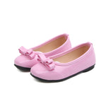 Bekamille Kid Sandals For Girls Princess Shoes Fashion Solid Color Children Bow Little Girls Leather Shoes Toddler Girls Shoes