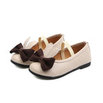 Bekamille Kid Sandals For Girls Princess Shoes Fashion Solid Color Children Bow Little Girls Leather Shoes Toddler Girls Shoes