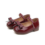 Bekamille Kid Sandals For Girls Princess Shoes Fashion Solid Color Children Bow Little Girls Leather Shoes Toddler Girls Shoes