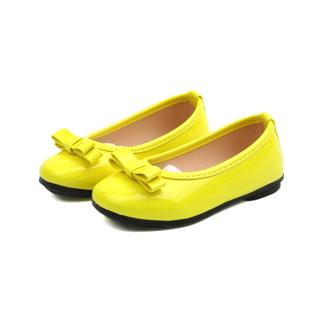 Bekamille Kid Sandals For Girls Princess Shoes Fashion Solid Color Children Bow Little Girls Leather Shoes Toddler Girls Shoes