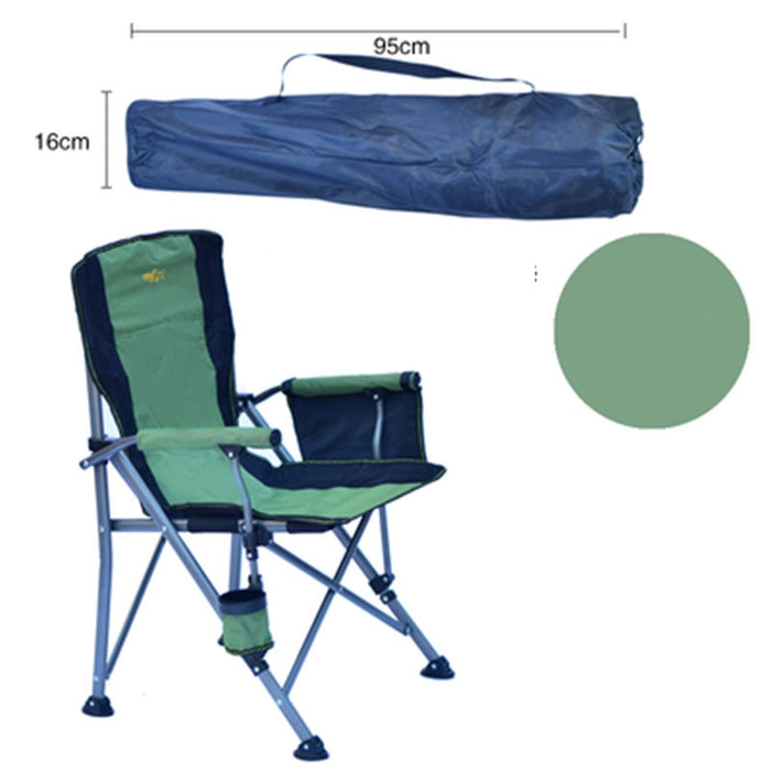 2020Heavy Duty Camping Chairs for Adults Sturdy Folding Lawn Chair with Hard Arms and Portable Carry Bag Comfortable for Outdoor