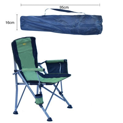 2020Heavy Duty Camping Chairs for Adults Sturdy Folding Lawn Chair with Hard Arms and Portable Carry Bag Comfortable for Outdoor