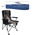 2020Heavy Duty Camping Chairs for Adults Sturdy Folding Lawn Chair with Hard Arms and Portable Carry Bag Comfortable for Outdoor