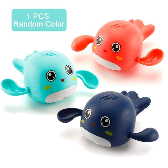 Single Sale Cute Cartoon Animal Tortoise Classic Baby Water Toy Infant Swim Turtle Wound-up Chain Clockwork Kids Beach Bath Toys