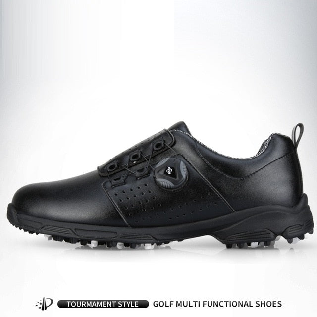 New Arrival 2020 PGM Golf Shoes Men's Waterproof Sports Shoes Spikes Anti-skid Sport Sneaker Male Knobs Buckle Golf Shoes