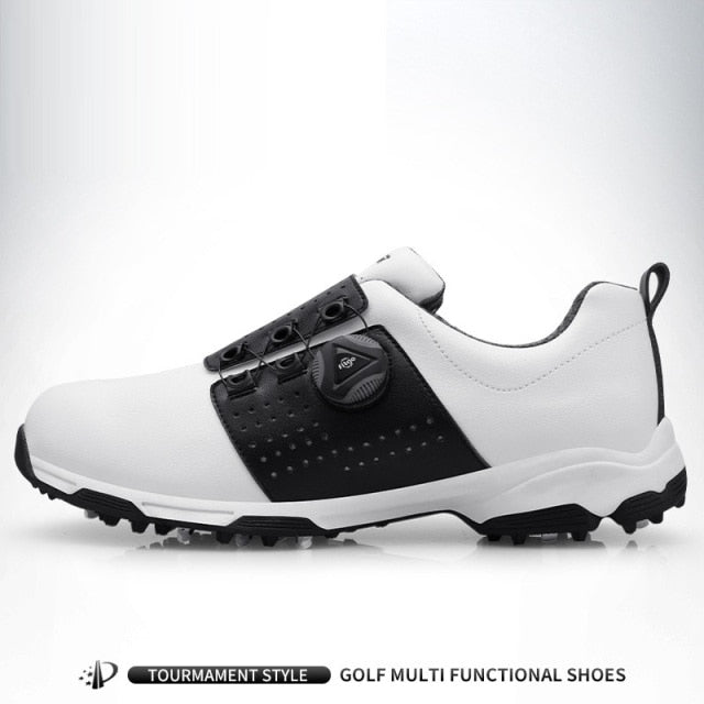 New Arrival 2020 PGM Golf Shoes Men's Waterproof Sports Shoes Spikes Anti-skid Sport Sneaker Male Knobs Buckle Golf Shoes