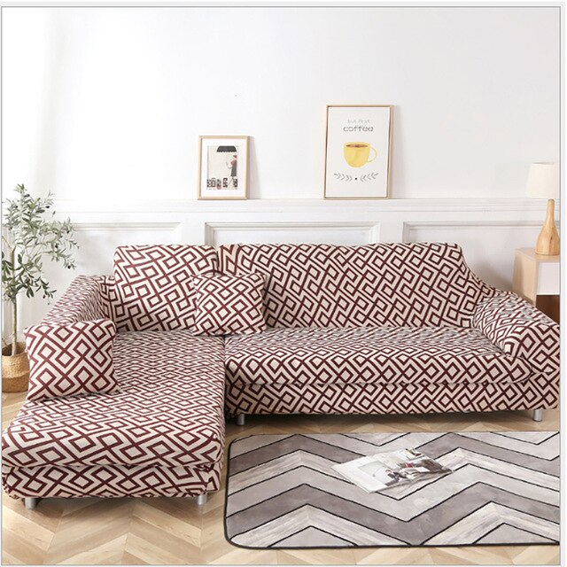 1/2/3/4 Seat Slipcovers Modern Style Sofa Cover 100% polyester Sofa Cover for Living Room Couch Cover Sofa Towel house de canapé