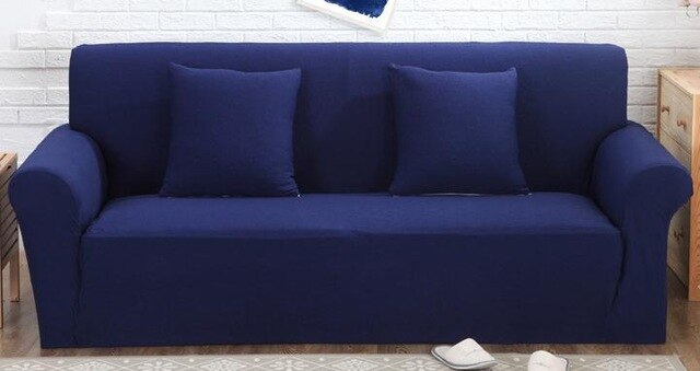 Printing Solid Color Knitting Solid Sofa Cover Sofa Slipcover Single/Two/Three/Four-Seater Stretch Sofa Couch Cover Decoration