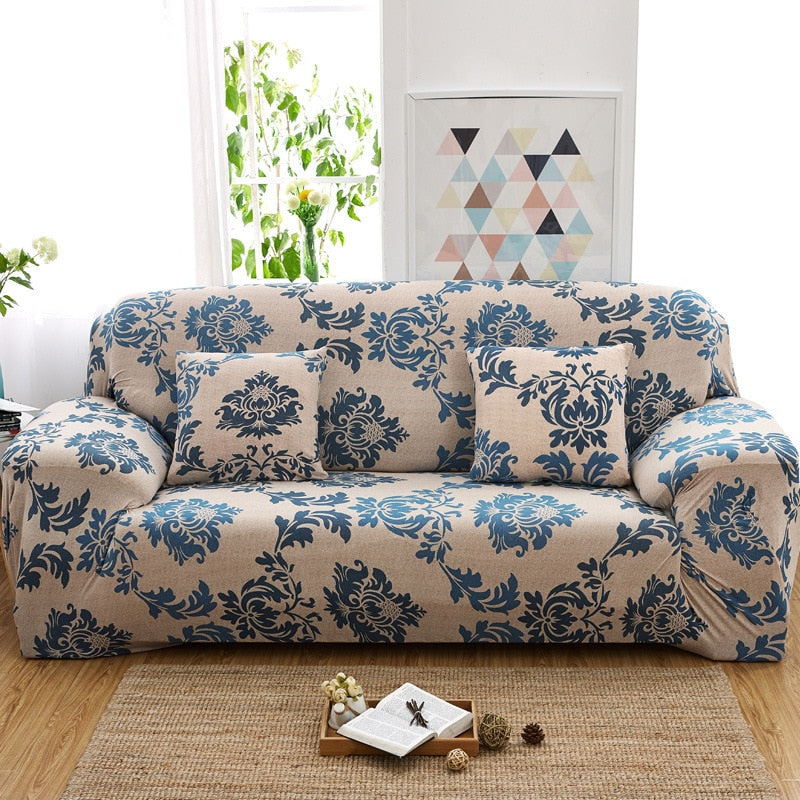 Elastic Spandex Sofa Cover Tight Wrap All-inclusive Couch Covers for Living Room Sectional Sofa Cover Love Seat Patio Furniture