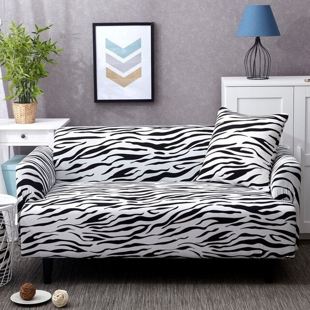Big Flower 1/2/3/4 Seat Sofa Cover All-inclusive Elastic Seat Covers Couch Covers Covering Slipcovers Single-seat Double-seat