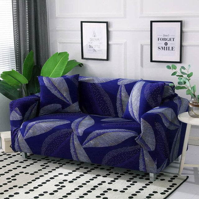 Big Flower 1/2/3/4 Seat Sofa Cover All-inclusive Elastic Seat Covers Couch Covers Covering Slipcovers Single-seat Double-seat