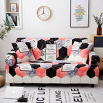 Big Flower 1/2/3/4 Seat Sofa Cover All-inclusive Elastic Seat Covers Couch Covers Covering Slipcovers Single-seat Double-seat