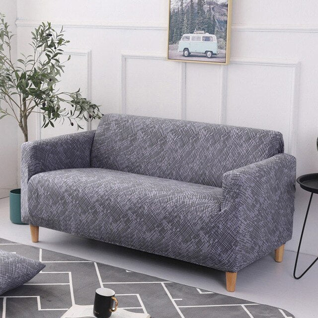 Big Flower 1/2/3/4 Seat Sofa Cover All-inclusive Elastic Seat Covers Couch Covers Covering Slipcovers Single-seat Double-seat