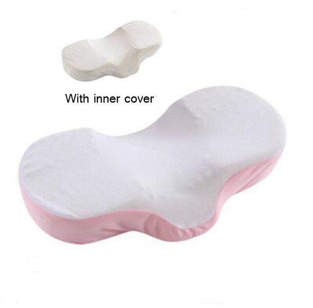 High Quality Memory Foam Anti Wrinkle Pillow Ergonomic Curve Improve Sleeping Pillows Perfect Concave Headrest Neck Support