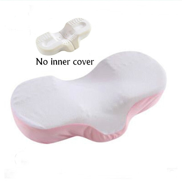 High Quality Memory Foam Anti Wrinkle Pillow Ergonomic Curve Improve Sleeping Pillows Perfect Concave Headrest Neck Support