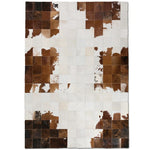 American style cowhide patchwork rug , big size genuine cow skin fur carpet, plaid decorative living room rug SALES