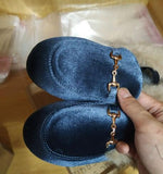 CMSOLO Boys Girls Velvet Loafer Best Sell New 2021 Winter Warm Kids Fur Shoes Size 21-37 Flat (Choose According To Foot Length)